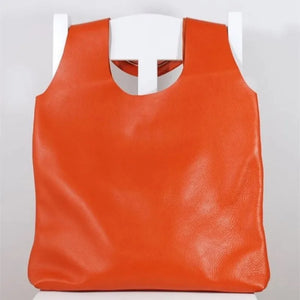 Women's Leather Vest Bag Large Capacity Shoulder Tote