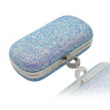 Sequins Clutch Purse Evening Bag Chain Messenger Handbag
