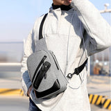 FONIRRA Oxford Men Anti Theft Chest Bag Shoulder Bags Men's Polyester Travel Sli