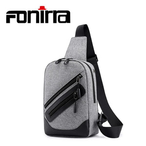 FONIRRA Oxford Men Anti Theft Chest Bag Shoulder Bags Men's Polyester Travel Sli