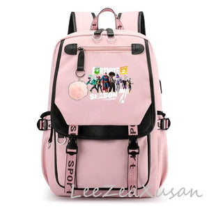 Unisex School Backpack Women/Men Pattern School Bag Teenagers Laptop