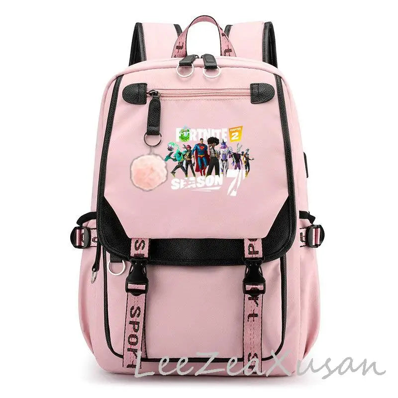 Unisex School Backpack Women/Men Pattern School Bag Teenagers Laptop