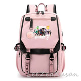 Unisex School Backpack Women/Men Pattern School Bag Teenagers Laptop