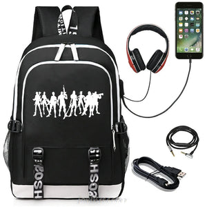 USB Charge School Backpack for Teenage Boys and Girls