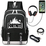 USB Charge School Backpack for Teenage Boys and Girls