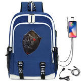 Cartoon Printing Student bag USB Charging Listen to Music Schoolbag