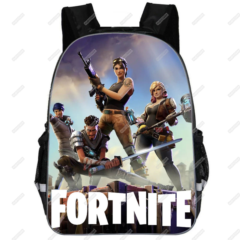 16 Inch School Bagpack for Boys Girls with Games Design