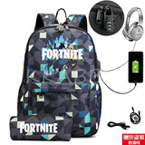 USB Backpack Women Men Teenager School Bag Women USB Travel Rucksack