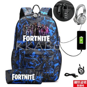 USB Backpack Women Men Teenager School Bag Women USB Travel Rucksack