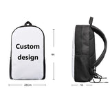 16 Inch Printed Puppies School Bag for Teen Girls Unisex Leather Backpack