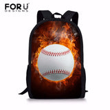 16inch Baseballs Bookbag Girls School Bags Big Capacity School Backpack