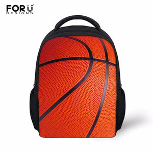 3D Basketball Backpack Kids School Bags For Little Boys Cartoon