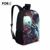 Anime Tokyo Ghoul Pattern Kids Backpacks for School Boys Teenagers