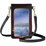 Basketball Fire 3D Printed Mobile Phone Bag Flame Wrist Pack Unisex