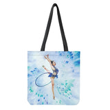 Ballerina Girl Print Shopping Bag Shoulder Bag Girls Gift
