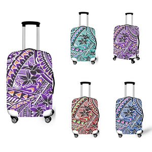 Hawaiian Tribal Print Luggage Dust Cover Personalized Travel Accessories