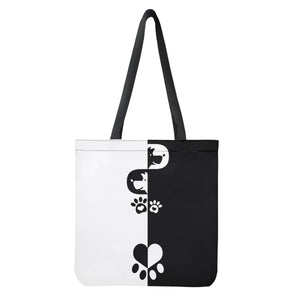 Dog Paw Printed Ladies Shoulder Bag