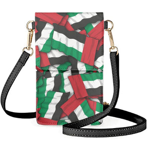 UAE Flag Cellphone Bag, Protective Shoulder Bag