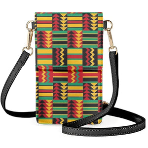 African Culture Pattern Satchel Woman Graphic Designs Mobile Phones Bag