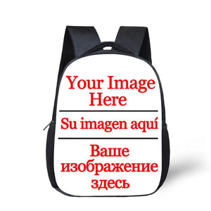 Kids School Bus Funny Print Preschool Kindergarten Book Bag Boys Girls