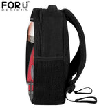 Kids School Bus Funny Print Preschool Kindergarten Book Bag Boys Girls