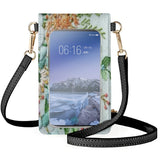 Chinese Style Embroidered Mobile Phone Bag Women's Wrist Pack