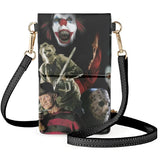 Clown Pattern Shoulder Bag - PU Material