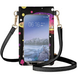 Colorful Mushroom Animation Mobile Phone Bag One Shoulder Bags