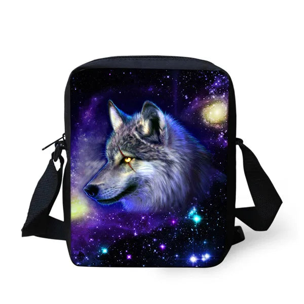 3D Animal Wolf Bear School Bag for Little Boys Mini Junior Kids Schoolbag