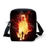 Crazy Horse Messenger Bag Mini Cross Body Bag Men's Shoulder Bag