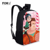 Durable Cartoon School Backpack for Girls