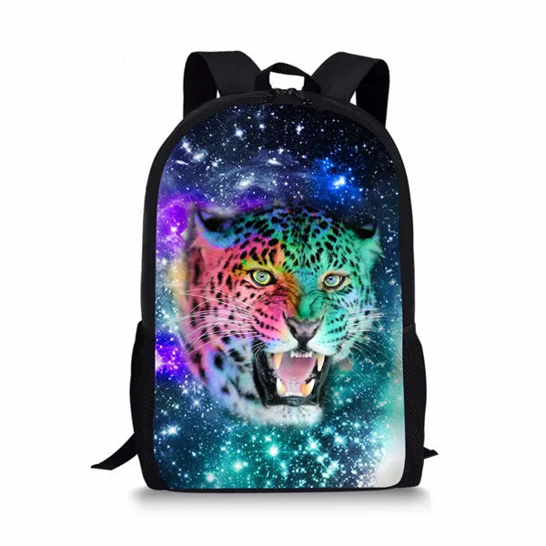 Corgi Astronaut School Bags for Kids Lightweight Shoulder Bags