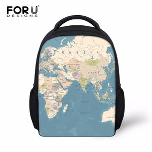 Kids Mini School Bags Map Girl Children Book Bags Preschool Kindergarten