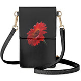 Daisy Simplicity Lady Cell Phone Bag PU Antifriction Women's Satchel