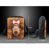 Wolf Shoulder Bag Mini Crossbody Children Boys Messenger Bags