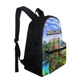 Game Scene Double Shoulder Strap Bookbag for Students