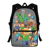 Game Scene Double Shoulder Strap Bookbag for Students