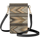 Ethnic Abstract Art Shoulder Mobile Phones Bags Geometric Vintage Square