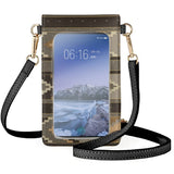 Ethnic Abstract Art Shoulder Mobile Phones Bags Geometric Vintage Square