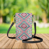Ethnic Abstract Art Shoulder Mobile Phones Bags Geometric Vintage Square