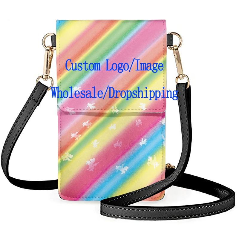 Ethnic Abstract Art Shoulder Mobile Phones Bags Geometric Vintage Square