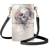 Fashionable 3D Printed Skull Unisex Mobile Phones Bag