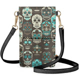 Fashionable 3D Printed Skull Unisex Mobile Phones Bag