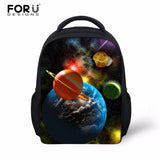 Galaxy Planet Printed Mini School Bag for Kids