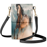 Galloping Steed Pattern Bag 3D Horse Shoulder Pouch Unisex