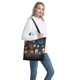 Horror Movie Printed Ladies Handbags Double Sided Printing Shoulder Bag