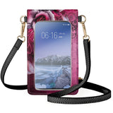 Ice Rose Cellphone Bag Fire Roses Lady Handbag