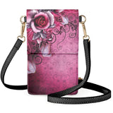 Ice Rose Cellphone Bag Fire Roses Lady Handbag