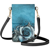 Ice Rose Cellphone Bag Fire Roses Lady Handbag
