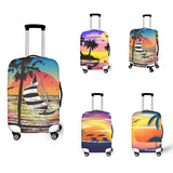 Island Vacation Coconut Tree Sunset Print Durable Scratch Resistant Case